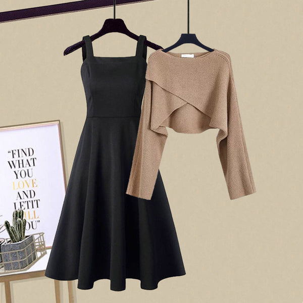 Elara Luxe | Elegant Gebreide Jurk Set