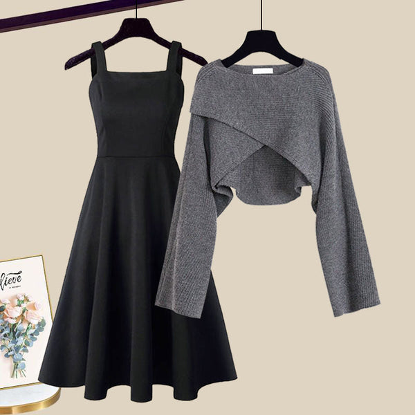 Elara Luxe | Elegant Gebreide Jurk Set